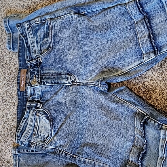 STUNNING CRYSP ACID WASH MOTO SKINNY JEANS - Picture 12 of 12